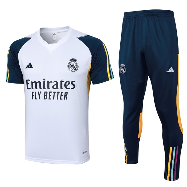 Tailandia Camiseta Real Madrid Conjunto Completo 2024 Blanco